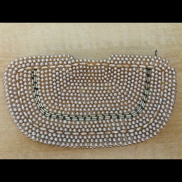 Vintage 50’s/60’s Beaded Zip Clutch Du-Val Japan - Picture 2 of 3